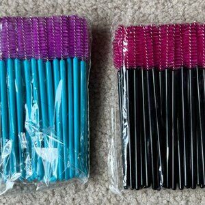 2 Packs Disposable Lash & Brow Brushes (Pack of 50)